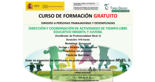Dirección y Coordinación de Actividades de Tiempo Libre Educativo Infantil y Juvenil